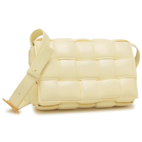 ボッテガヴェネタ ショルダーバッグ カセット スモール クロスボディ イエロー レディース BOTTEGA VENETA 591970 VCQR1 7405