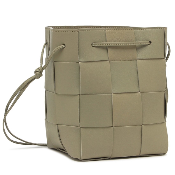 ボッテガヴェネタ ショルダーバッグ カセット クロスボディ ポーチ ベージュ レディース BOTTEGA VENETA 680218 VCQC4 2916