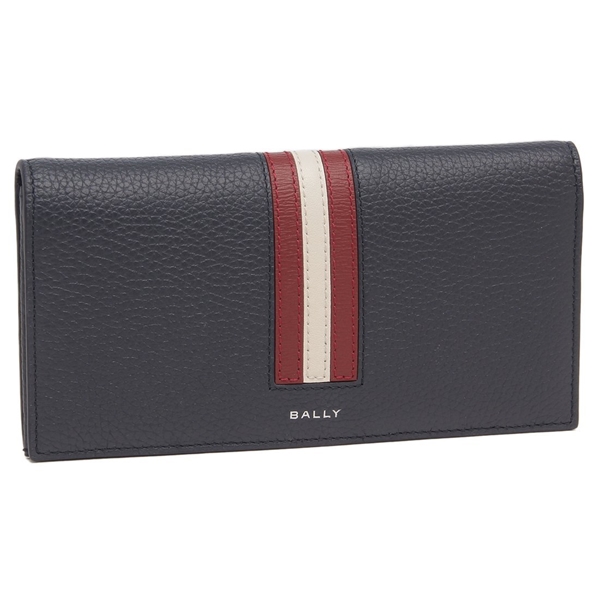 バリー 長財布 リボン ネイビー レッド メンズ BALLY 6308868 I5T9P