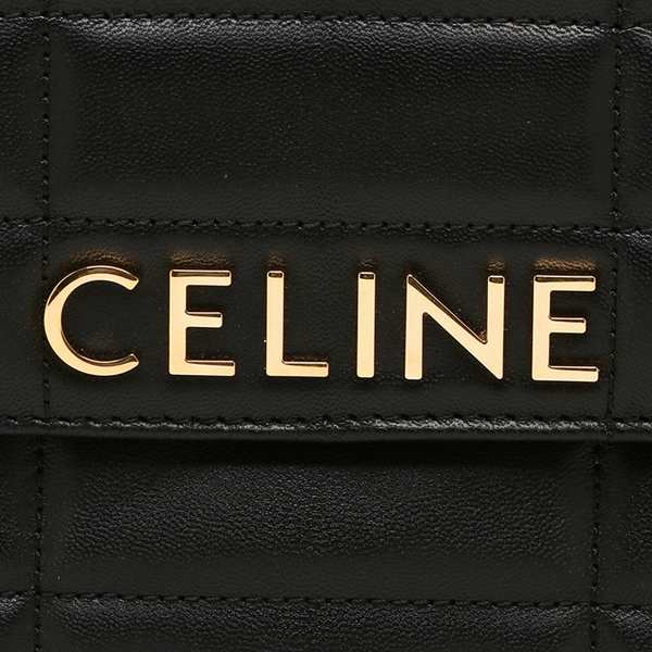 セリーヌ ショルダーバッグ チェーン ショルダーバッグ マトラッセ モノクローム ブラック レディース CELINE 111273EPZ  38NO｜au PAY マーケット