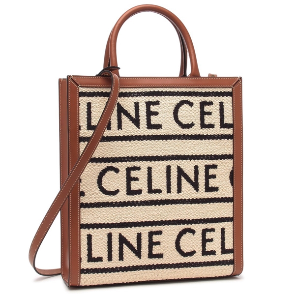 セリーヌ ハンドバッグ ショルダーバッグ スモール バーティカル ロゴ ミニバッグ レディース CELINE 192082EFY 01WB A4対応
