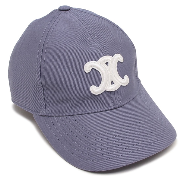 セリーヌ キャップ 帽子 トリオンフ ベースボールキャップ ブルー メンズ レディース ユニセックス CELINE 2AUT6234X GAA6
