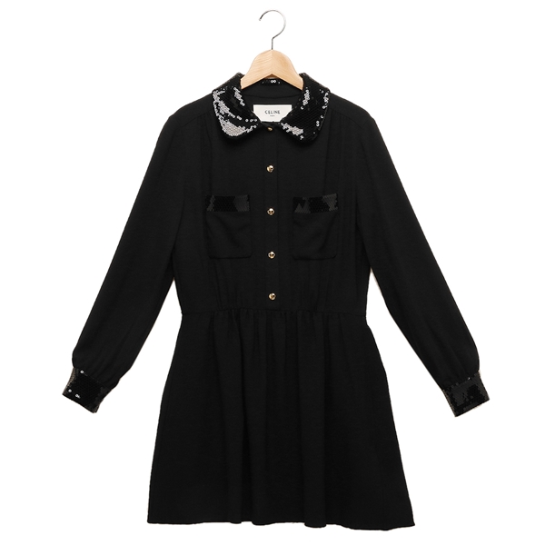 新品 Celine セリーヌ ワンピース/ミニドレス　36 楽天市場】CELINE セリーヌ Cotton Twill Trapeze Mini Dress