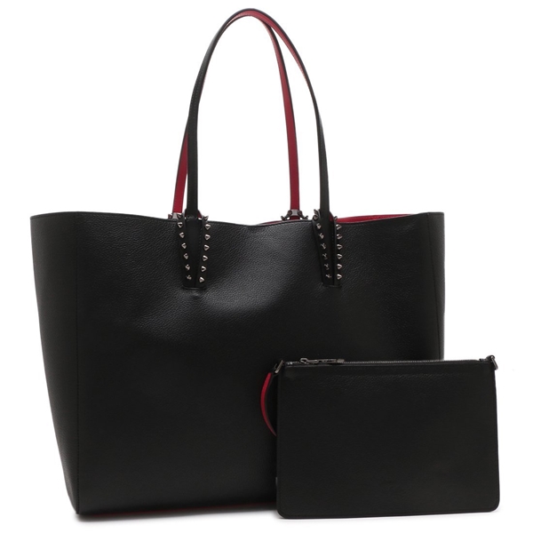 Christian Louboutin トートバッグ 黒/赤 Christian Louboutin トートバッグ 黒/赤 Christian Louboutin トート