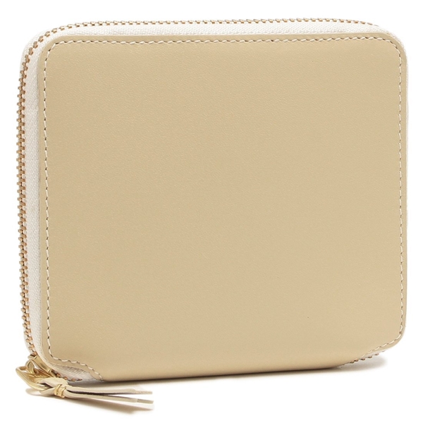 コムデギャルソン 二つ折り財布 ミニ財布 ベージュ メンズ レディース ユニセックス COMME des GARCONS SA2100 oft