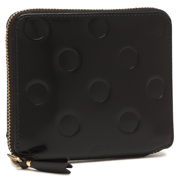 コムデギャルソン 二つ折り財布 ミニ財布 ブラック メンズ レディース ユニセックス COMME des GARCONS SA2100NE 001