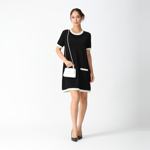 シャネル ワンピース CCマーク ココマーク ブラック レディース CHANEL