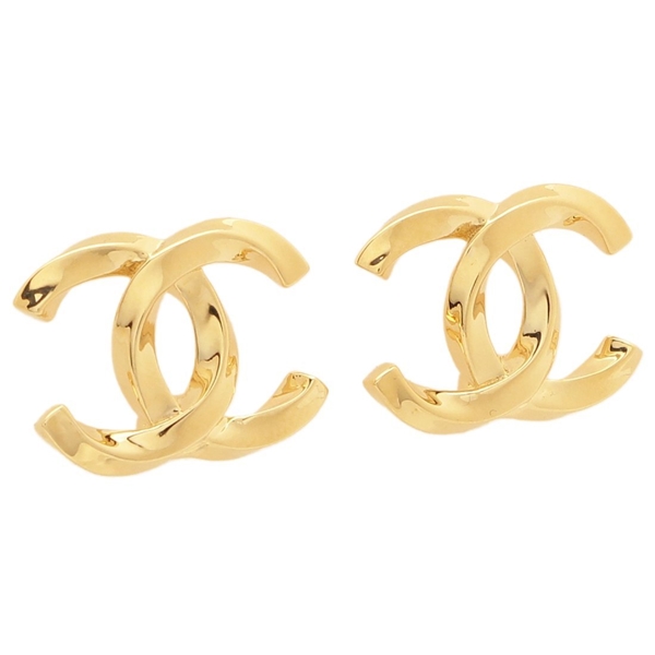 シャネル ピアス CCマーク ココマーク ゴールド レディース CHANEL