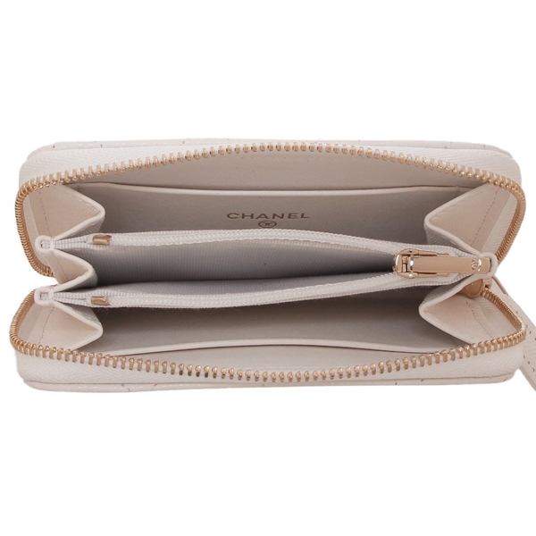 シャネル 小銭入れ ケース マトラッセ ココマーク CCマーク ホワイト レディース CHANEL AP4817 B21476 10601 シャネル 小銭入れ コインケース マトラッセ ココマーク CCマーク