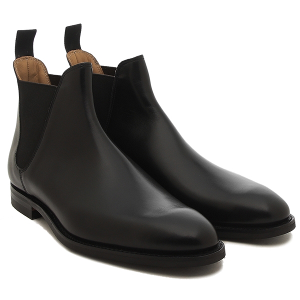 クロケットアンドジョーンズ ブーツ チェルシー8 ブラック メンズ CROCKETT&JONES 25887A C01C1