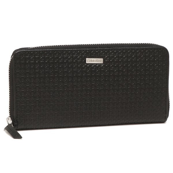 カルバンクライン 長財布 ラウンドファスナー ブラック メンズ   31CK190002 001