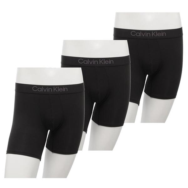 カルバンクライン インナー ボクサーブリーフ 3枚セット アンダーウエア 下着 ブラック メンズ   NB4193 001