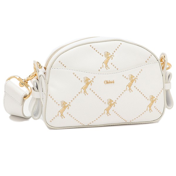 【訳ありアウトレット】クロエ バッグ ショルダーバッグ レディース CHLOE CHC19SS120A56 100 ホワイト【ラッピング不可商品】の通販は