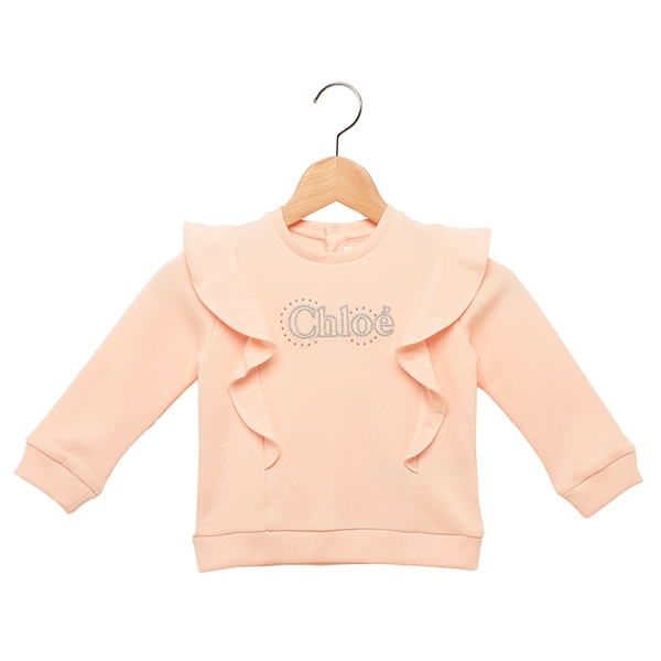 クロエ Tシャツ カットソー 子供服 ピンク ガールズ CHLOE C20024 45F