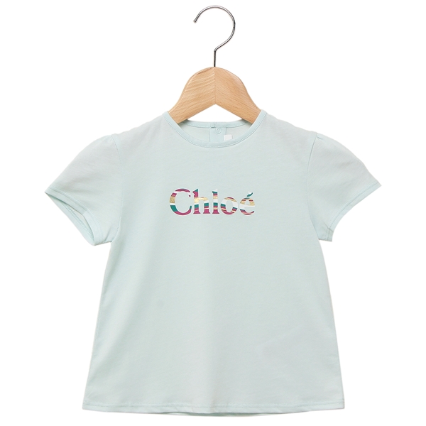 クロエ 子供服 Tシャツ カットソー ブルー ガールズ CHLOE C20027 77V
