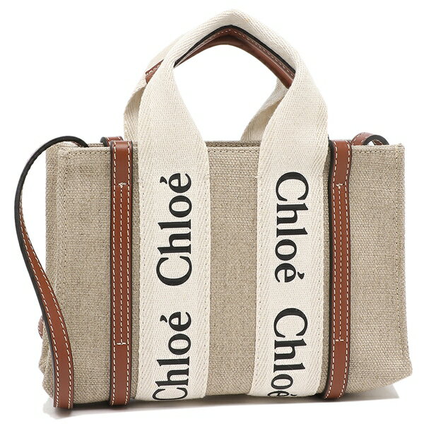 クロエ バッグ レディース ショルダーバッグ 2WAY マザーズバッグ コットン ブラックホワイト クロエキッズ Chloe KIDS C20190 859 A4対応