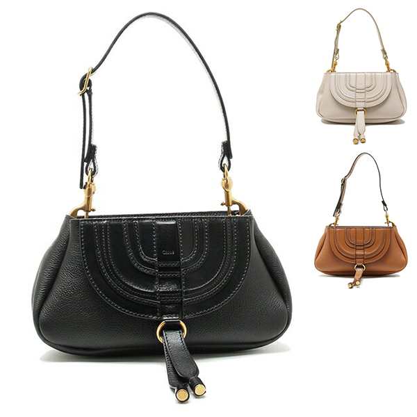 クロエ ショルダーバッグ クラッチバッグ マーシー 2WAY ブラック レディース CHLOE CHC23US602K28 001