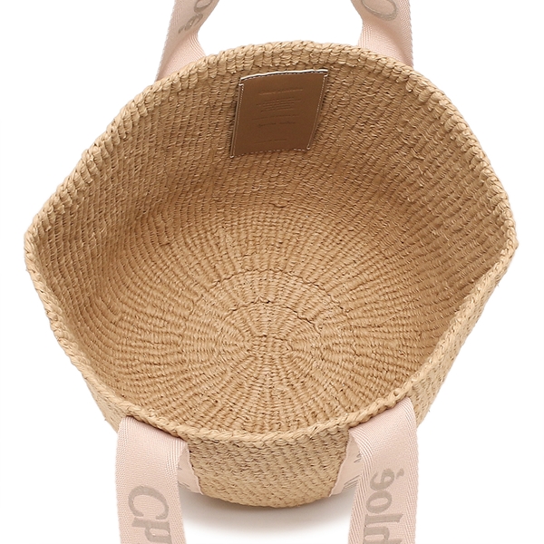 Chloé ベージュ ラージかごバッグ Chloé ベージュ かごバケットバッグ