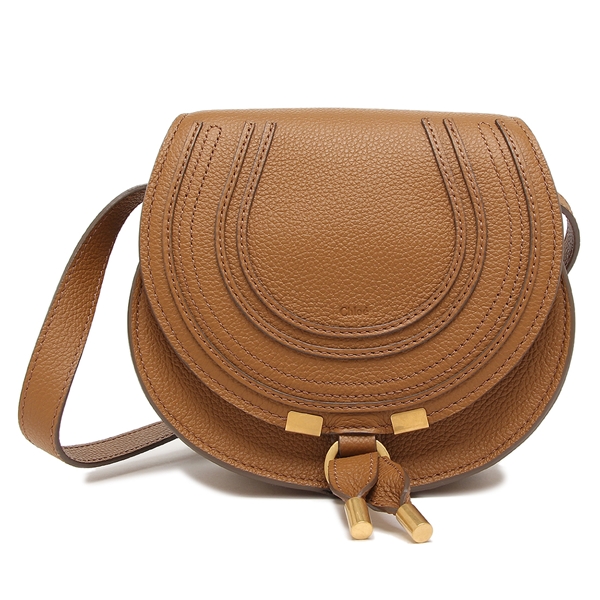 クロエ ショルダーバッグ マーシー サドルバッグ ブラウン レディース