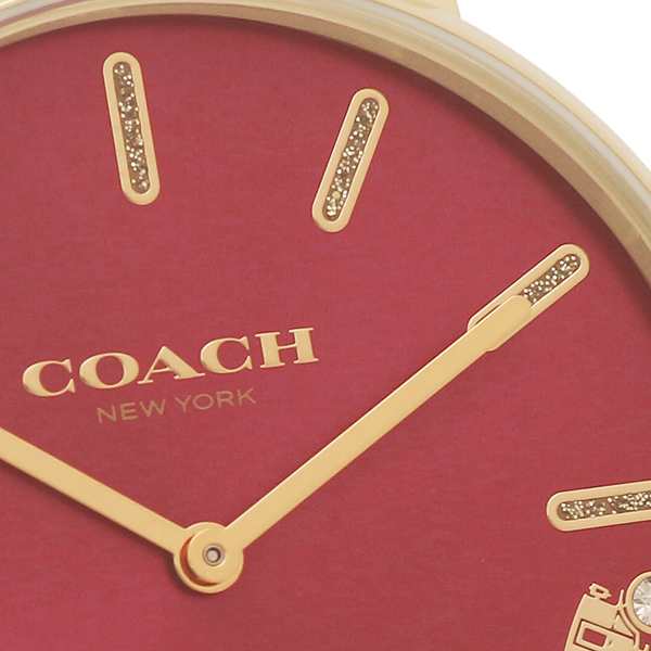 コーチ レディース 時計 ペリー 36mm クォーツ レッド COACH 14503852