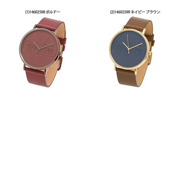 コーチ 時計 メンズ チャールズ 41mm クォーツ COACH 14602598 レザー