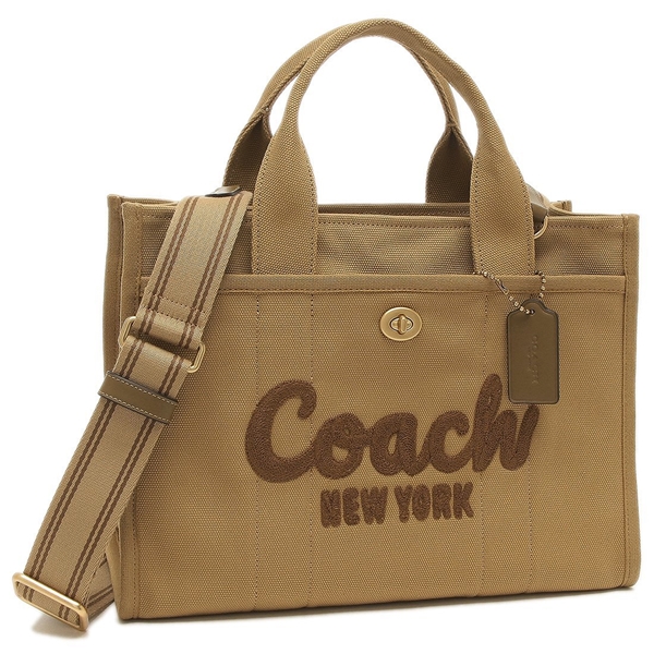 コーチ トートバッグ カーゴトート ベージュ レディース COACH CP158 B4XR7 A4対応