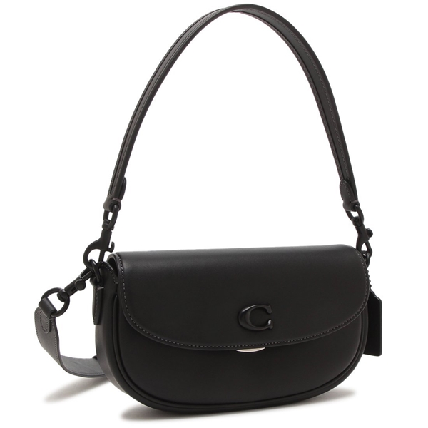 コーチ ハンドバッグ ショルダーバッグ エミー サドルバッグ23 ブラック レディース COACH CR667 MWBK