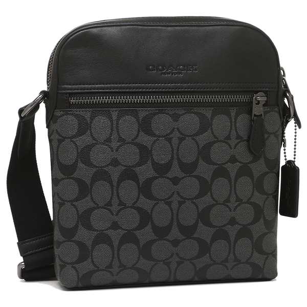 P10 5 6 9 59 コーチ メンズ バッグ ショルダーバッグ アウトレット Coach F Qbmi5 グレー ブラック 返品ok の通販はau Pay マーケット Axes