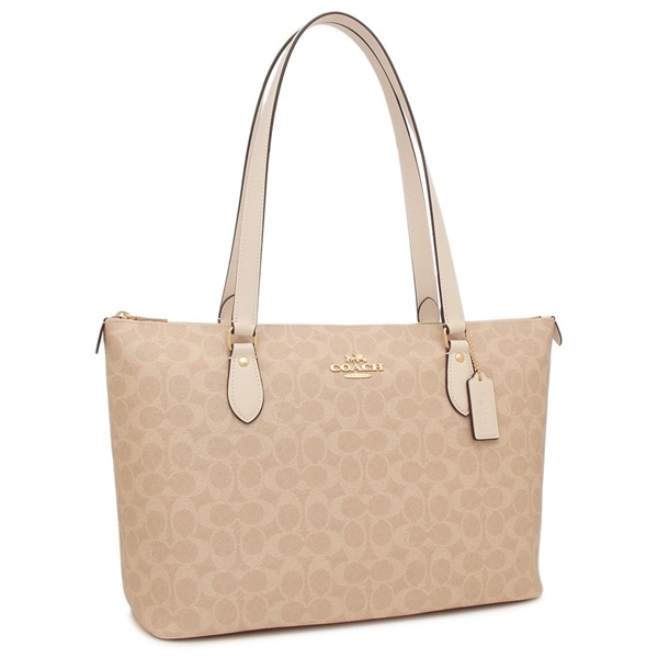コーチ アウトレット トートバッグ ギャラリー トート バッグ シグネチャー キャンバス レディース COACH CW381 IMXDM A4対応