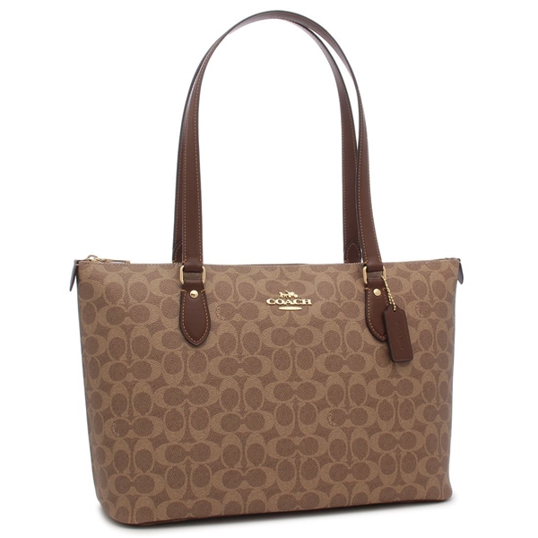 コーチ アウトレット トートバッグ ギャラリー シグネチャー コーテッド キャンバス トート レディース COACH CW381 IMXHE A4対応