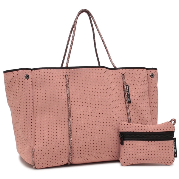 ステートオブエスケープ トートバッグ エスケープ キーフック ポーチ付き ピンク レディース STATE OF ESCAPE ESCBLENDMUS-DOV A4対応