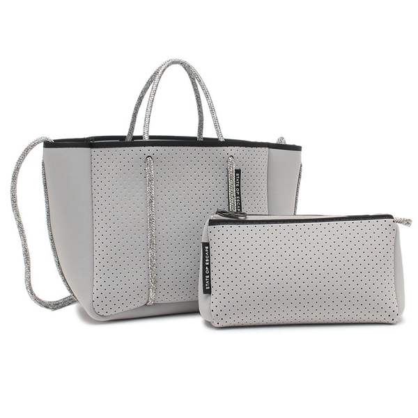 ステートオブエスケープ ショルダーバッグ プチエスケープ グレー ホワイト レディース STATE OF ESCAPE PTESCBLENDCLO