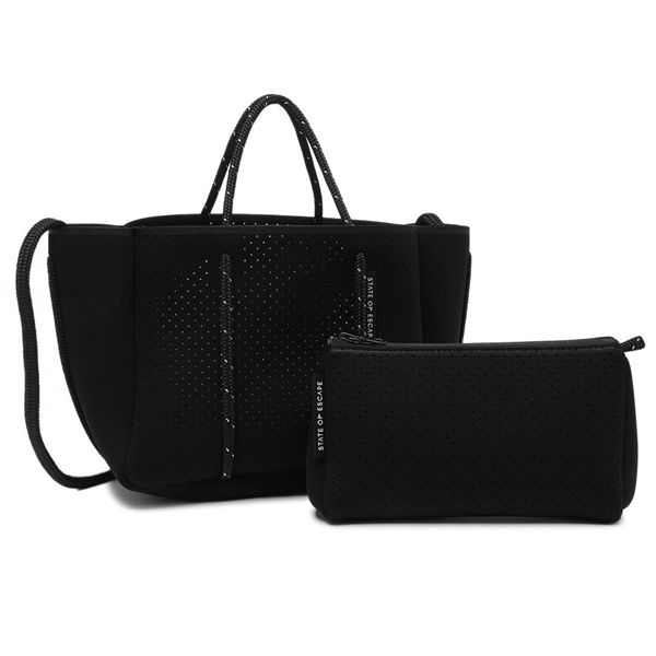 ステートオブエスケープ ショルダーバッグ プチエスケープ 2WAY キーフック ポーチ付き ブラック レディース STATE OF ESCAPE PTESCHFBLK