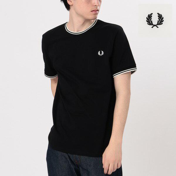フレッドペリー Tシャツ カットソー ツイン ティップTシャツ クルーネック メンズ FRED PERRY M1588 TWIN TIPPED T SHIRT