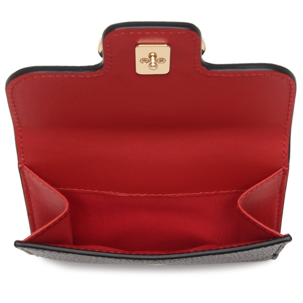 フェラガモ 二つ折り財布 ダブル ガンチーニ バイカラー ブラック