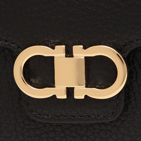 フェラガモ 二つ折り財布 ダブル ガンチーニ バイカラー