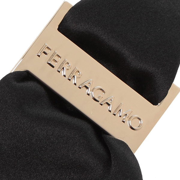 フェラガモ バレッタ アクセサリー　ブラック フェラガモ バレッタ アクセサリー ヴァラ ヘアアクセサリー