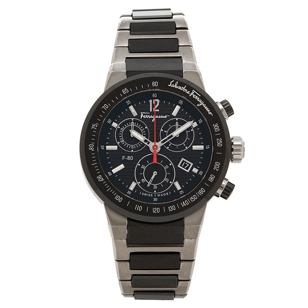 P15 3 12 18 00 3 15 9 59 フェラガモ 時計 メンズ 腕時計 Salvatore Ferragamo F ブラック シルバーの通販はau Pay マーケット Axes