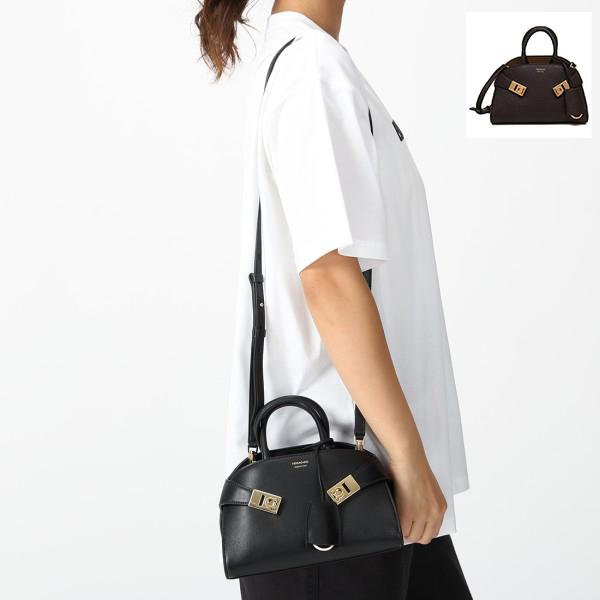 フェラガモ ハンドバッグ ショルダーバッグ ハグ XSサイズ レディース Salvatore Ferragamo 215975 HUG SOFT BICOLOR 2WAY