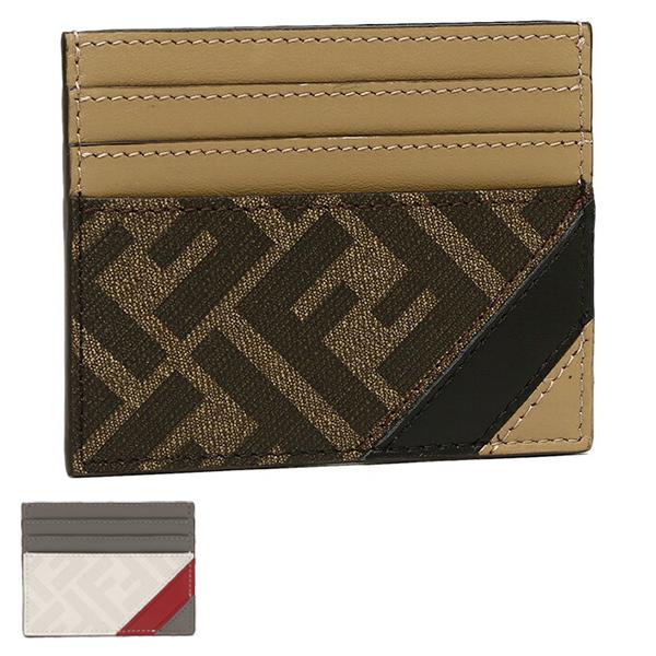フェンディ カードケース パスケース フェンディネス FFモチーフ マルチカラー メンズ FENDI 7M0164 AJF8の通販は