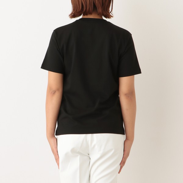 フェンディ Tシャツ トップス ロゴ ブラック レディース FENDI FS7254