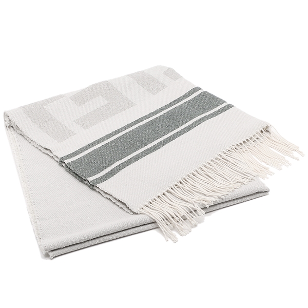 フェンディ FENDI ロゴ FXS717 バスタオル インテリア ひざかけ  