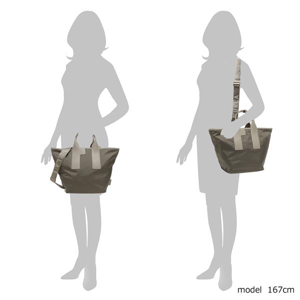 フルラ トートバッグ ショルダーバッグ ピューマ カーキグリーン