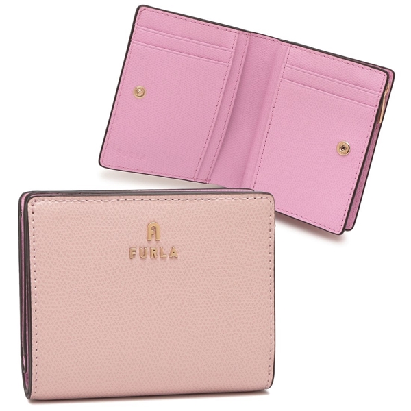 フルラ 二つ折り財布 カメリア ミニ財布 ピンク レディース FURLA WP00307 ARE000 4304S
