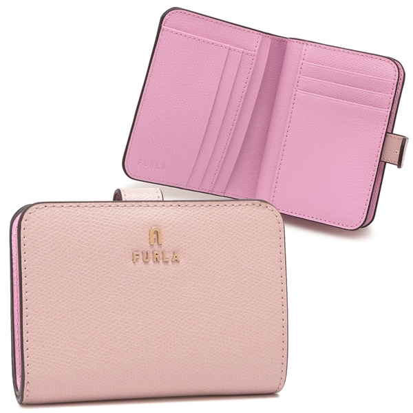 フルラ 二つ折り財布 カメリア ミニ財布 ピンク レディース FURLA WP00315 ARE000 4304S