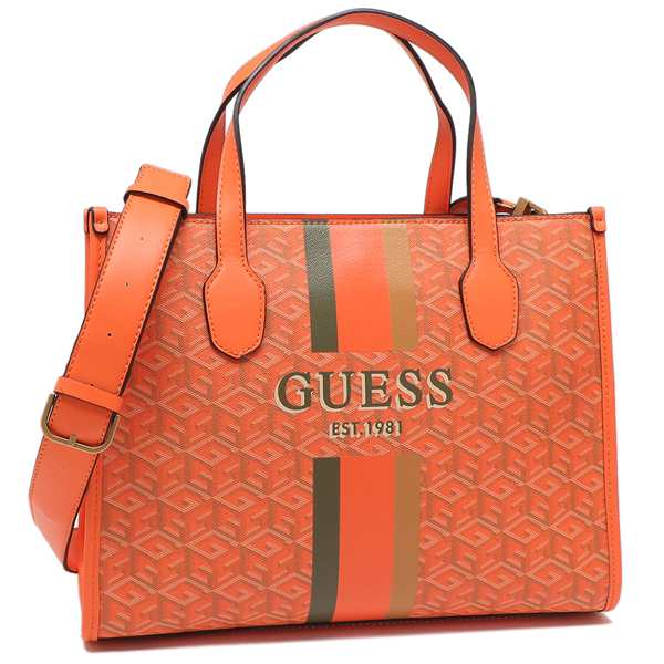 Guess ゲス　ハンドバッグ　シルバー