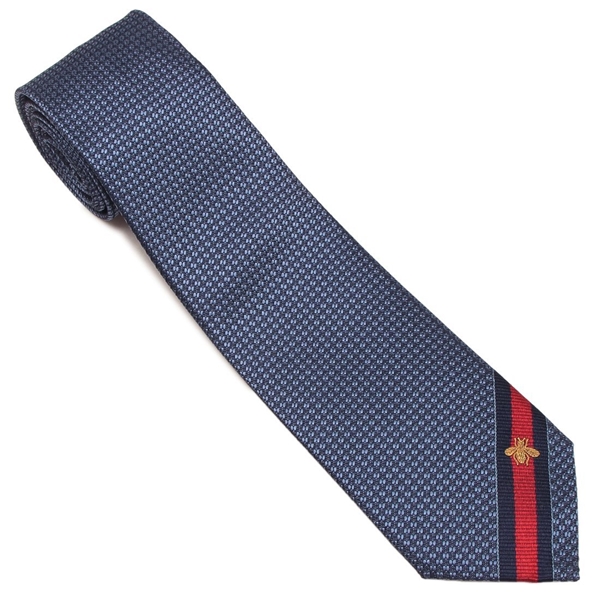 グッチ ネクタイ ブルー メンズ GUCCI 456510 4E002 4768