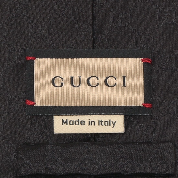 グッチ ネクタイ GGロゴ ブラック メンズ GUCCI 456520 4B002 1000 ネクタイ