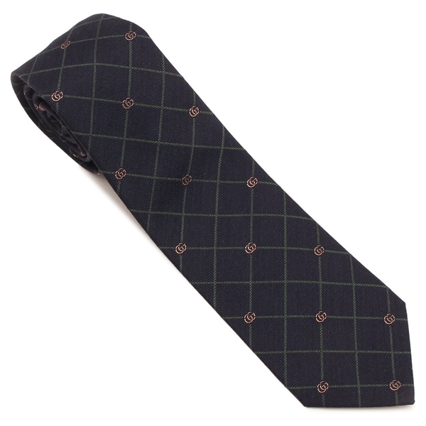 グッチ ネクタイ GGロゴ グレー メンズ GUCCI 721189 4E652 1167
