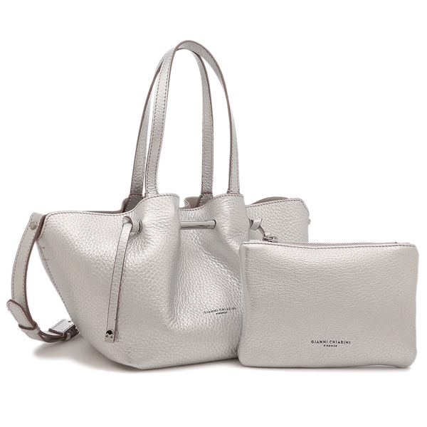 ⭐︎美品⭐︎GIANNI CHIARINI シルバー バッグ ジャンニキアリーニバッグシルバー色